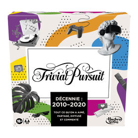 Trivial Pursuit Décennie : 2010-2020, jeu de plateau pour adultes (Édition Française)