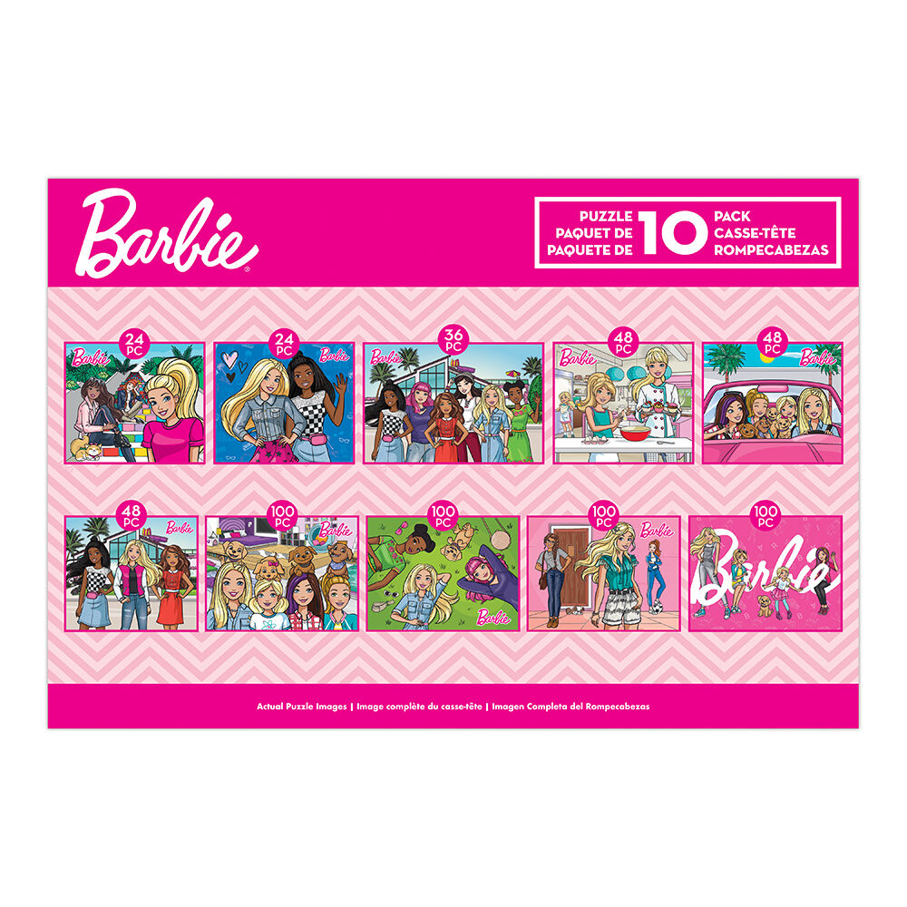 Barbie 10 in 1 Multipack Puzzle Assortment R Exclusive