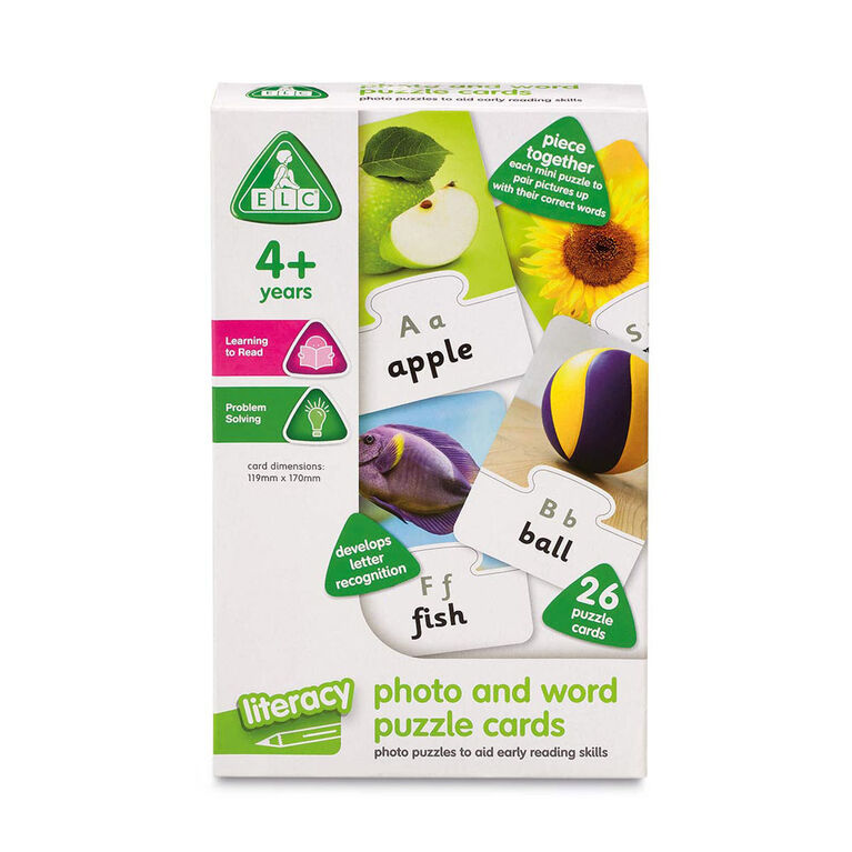 Early Learning Centre Photo and Word Puzzle Cards - English Edition - R Exclusive