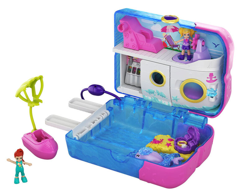 Polly Pocket Sweet Sails Cruise Ship Compact