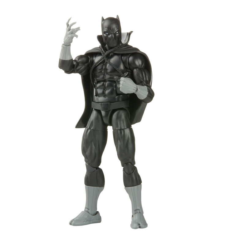 Marvel Legends Series Classic Comics Black Panther 6-inch Marvel Comics Action Figure Toy, 2 Accessories, 1 Build-A-Figure Part