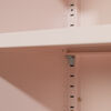 Dylane Metal 1-Door Nightstand Pale Pink