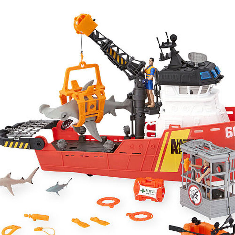 Animal Planet - Deep Sea Shark Research Playset - 30 Piece - R