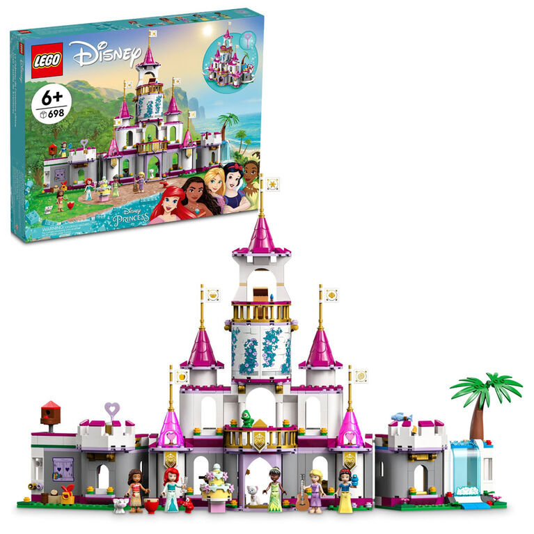 LEGO  Disney Princess Ultimate Adventure Castle 43205 Building Kit (698 Pieces)