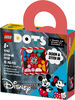 LEGO DOTS  Disney Décoration à coudre Mickey Mouse et Minnie Mouse, 41963 (95 pièces)