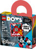 LEGO DOTS Disney Mickey Mouse and Minnie Mouse Stitch-on Patch 41963 Kit (95 Pieces)