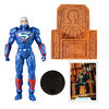 DC Multiverse - Lex Luthor in Blue Power Suit with Throne Figure