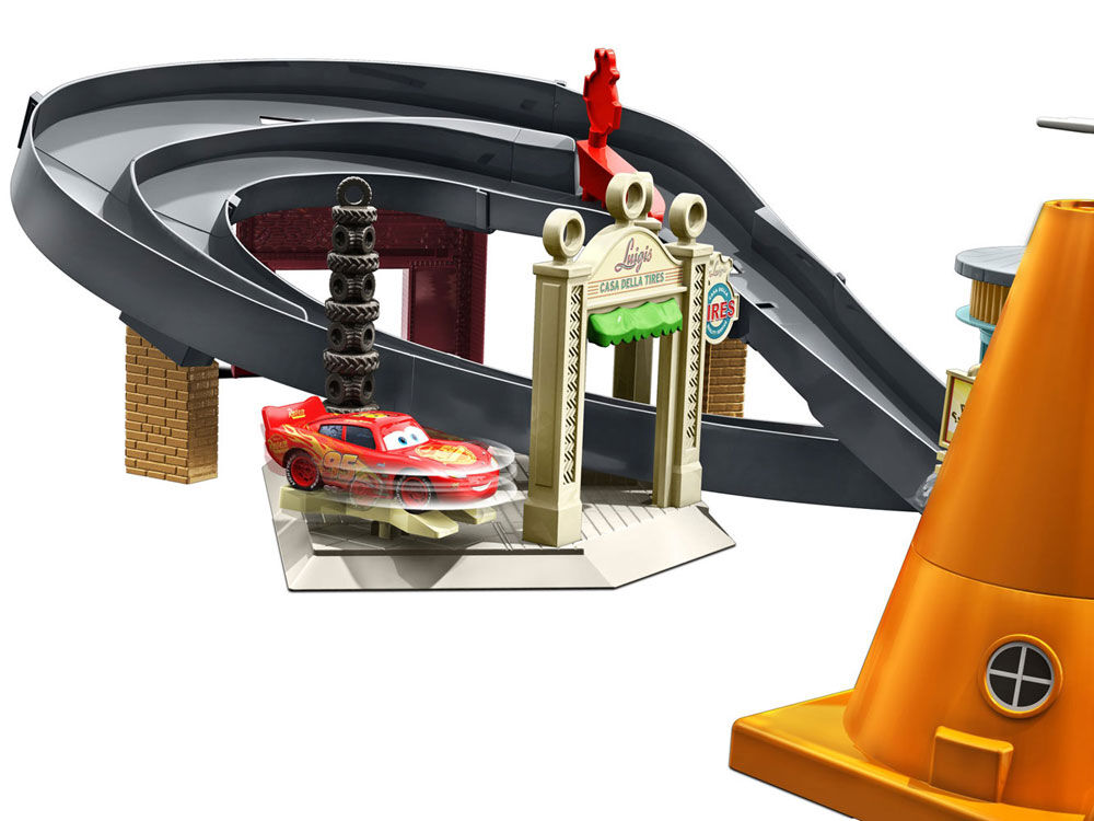 Race around shop radiator springs playset