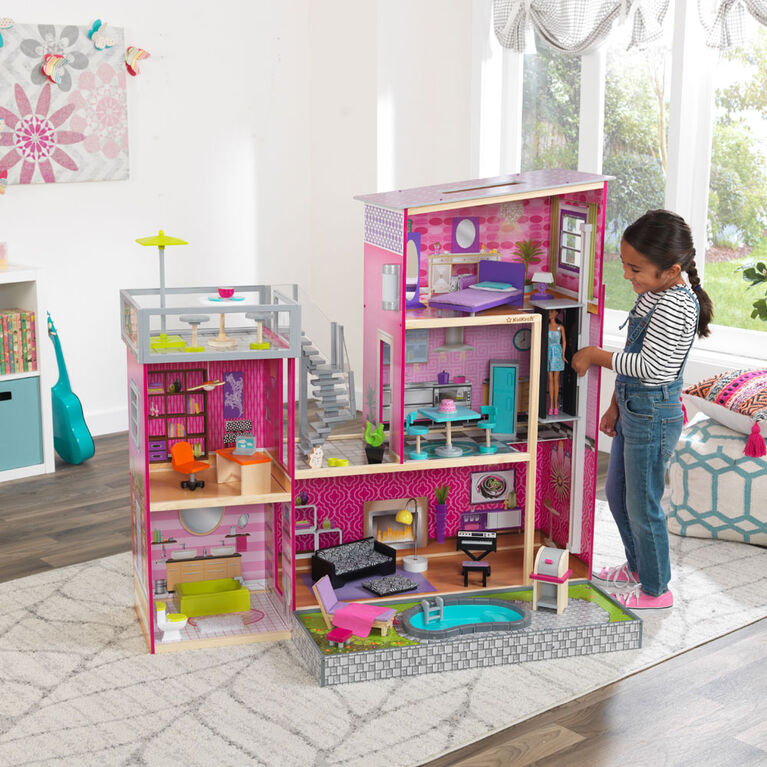 KidKraft Uptown Wooden Dollhouse