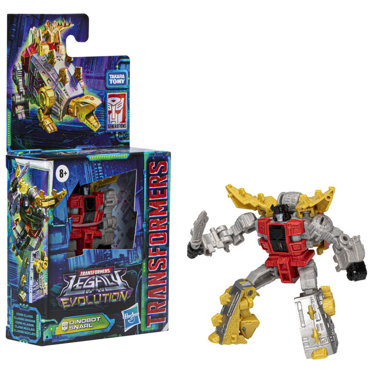 Transformers Generations Legacy Evolution, figurine Dinobot Snarl classe Origine de 8,5 cm