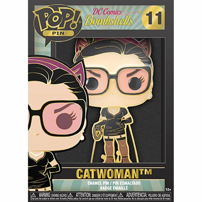 Badge émaillé Catwoman par Funko Pop! DC