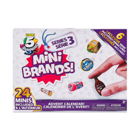 5 Surprise Mini Brands Series 3 Limited Edition Advent Calendar with 6 Exclusive Minis by ZURU