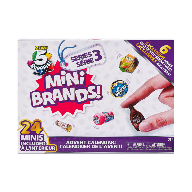  Mini Brands Disney Minis by ZURU Limited Edition Advent  Calendar with 4 Exclusive Minis, Mystery Collectibles Toys Comes with 24  Minis : Mini Brands: Home & Kitchen