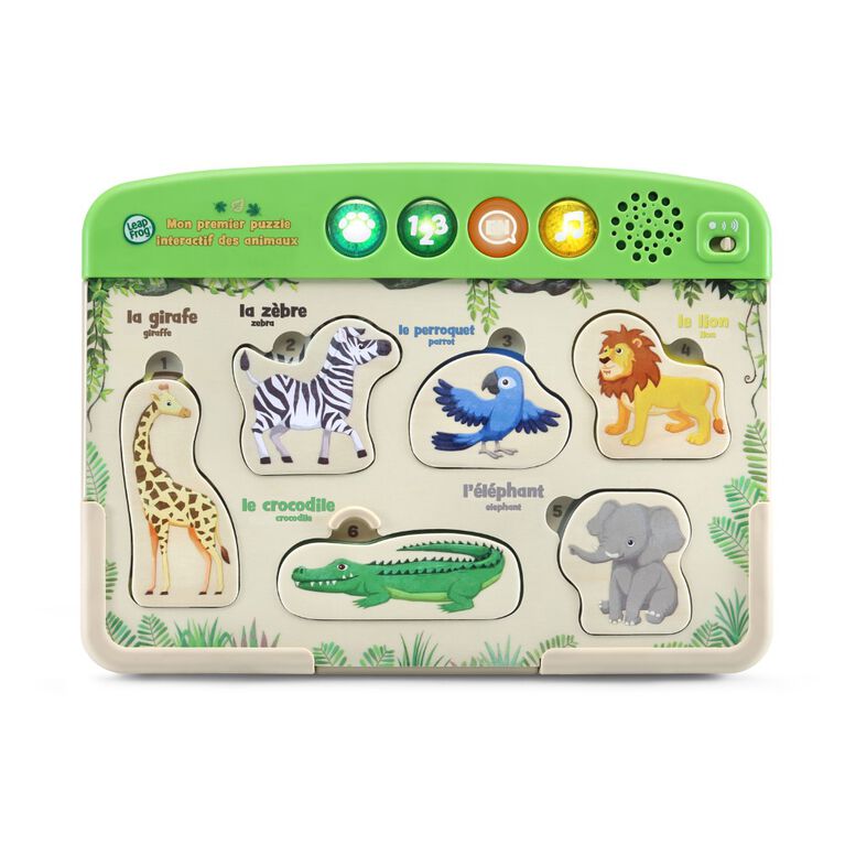 LeapFrog Interactive Wooden Animal Puzzle - French Edition