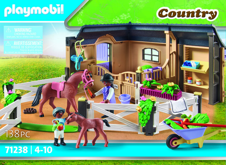 Playmobil - Etable et carrière pour chevaux