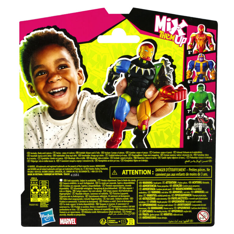 MixMashers Marvel Iron Man Avengers Mix-And-Match Action Figure & Accessories