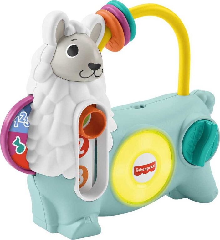 Fisher-Price-Linkimals Emma le Lama, jouet d'éveil, version française