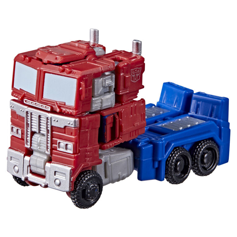 Transformers Toys Generations Legacy Core Optimus Prime Action Figure, 3.5-inch