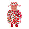 Strawberry Dress, Hat, and Shoes for 36cm Doll