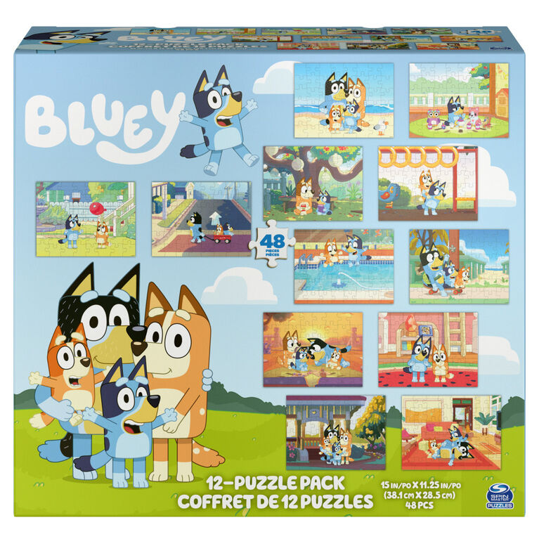 Puzzle en bois Bluey EDUCA - 50 pièces - Dessins animés et BD