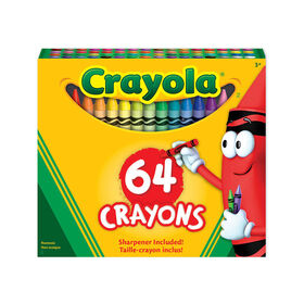 Crayola paquet de 64 crayons de cire