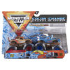 Monster Jam, Official Monster Mutt Vs. Jurassic Attack Color-Changing Die-Cast Monster Trucks, 1:64 Scale