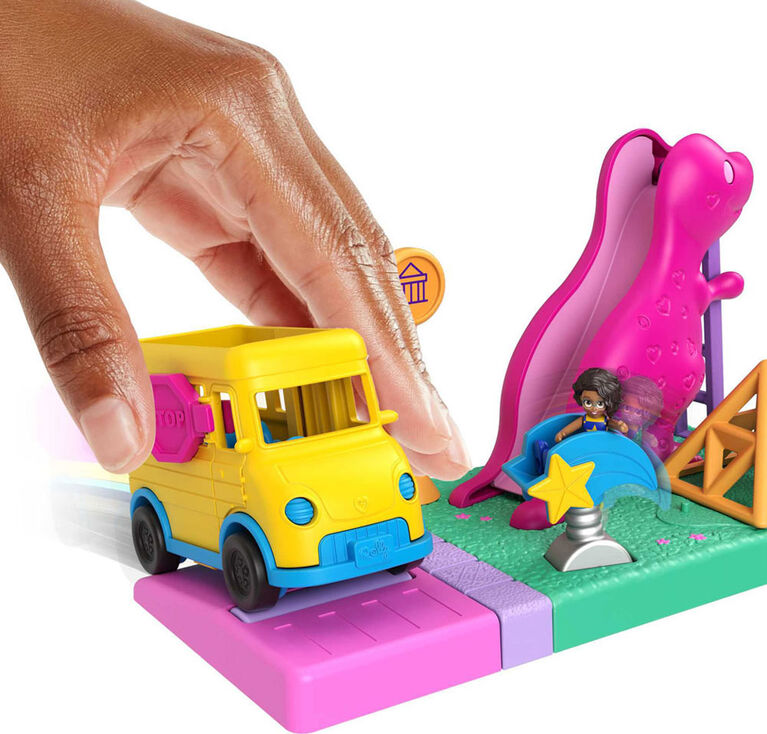 Polly Pocket Starring Shani Pollyville Field Trip Playset