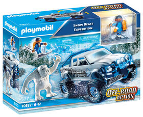 Playmobil - Explorateur avec véhicule et yéti
