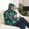 NHL Vancouver Canucks Oversized Wearable Sherpa Hooded Blanket, One Size Fits Most