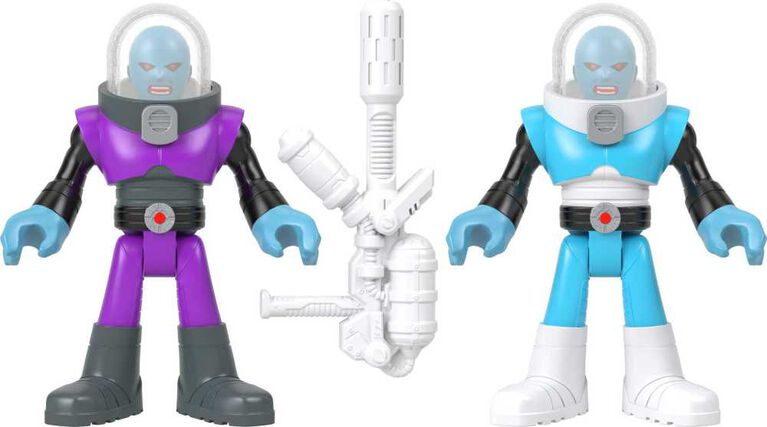 Imaginext DC Super Friends Batman Figure Set with Mr. Freeze and Color-Changing Action