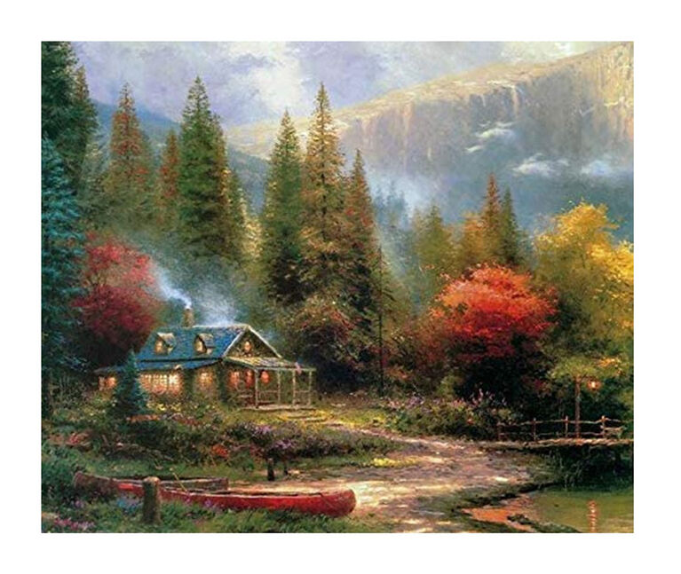 Ceaco Thomas Kinkade Inspirational 300-Piece Puzzle The End of a Perfect Day