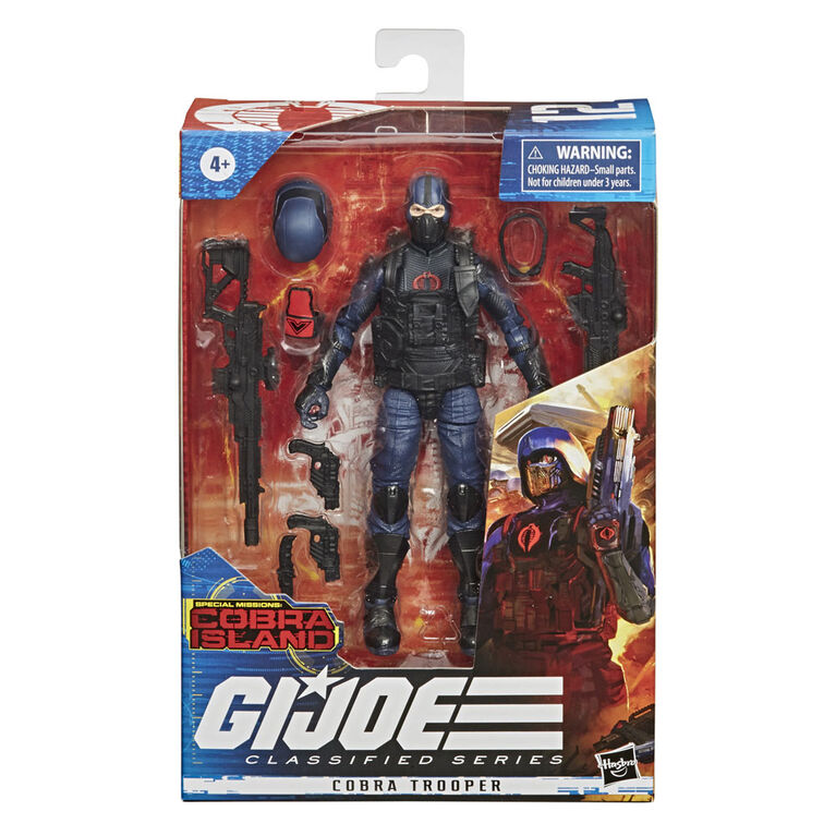 G.I. Joe Classified Series Special Missions: Cobra Island Cobra Trooper Action Figure 12 Premium Toy 6-Inch Scale - R Exclusive
