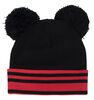 Chapeau à rebord Mickey Mouse de Disney avec 2 «oreilles» en pompons et visage de Mickey à l'avant