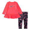 Nike Tunic and legging set Black, Size 4T