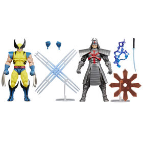 Marvel Legends Series Gamerverse Wolverine vs Marvel's Silver Samurai Action Figure Collectibles