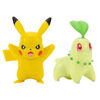 Pokémon - Figurine de combat, paquet de 2 - Germignon (Chikorita) et Pikachu no 9
