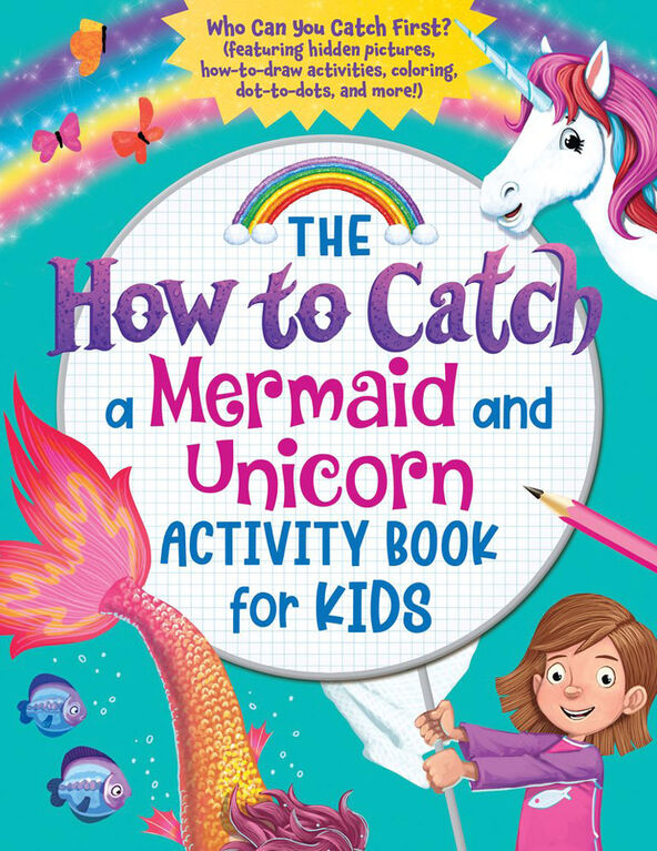 The How to Catch a Mermaid and Unicorn Activity Book for Kids - English Edition