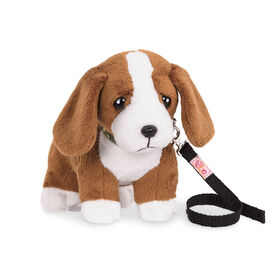 Our Generation Basset Hound Pup Pet Dog Plush with Posable Legs