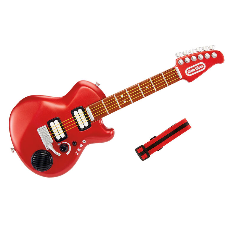 Guitare électrique My Real JamMC, guitare-jouet avec étui et sangle, 4  modes de jeu et connectivité BluetoothMD