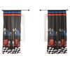 Race Car Kids Bedroom Curtain Panel Set