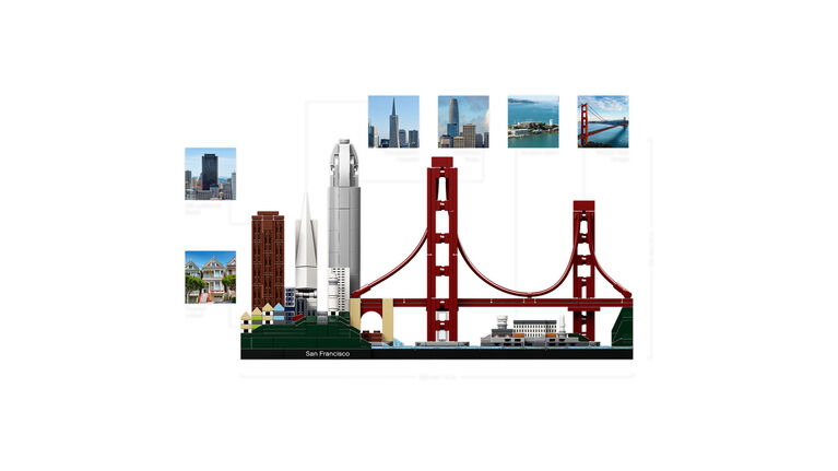 LEGO Architecture San Francisco 21043 (565 pièces)