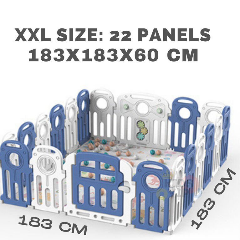 Kidsvip Parc Pliable 22 Panneaux - Édition anglaise