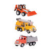 Driven, Micro Construction Fleet (3pc), Small Toy Construction Vehicle Set