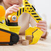 Rubble and Crew, Bark Yard Deluxe Bulldozer Construction Truck Toy with Lights, Sounds and Rubble Action Figure