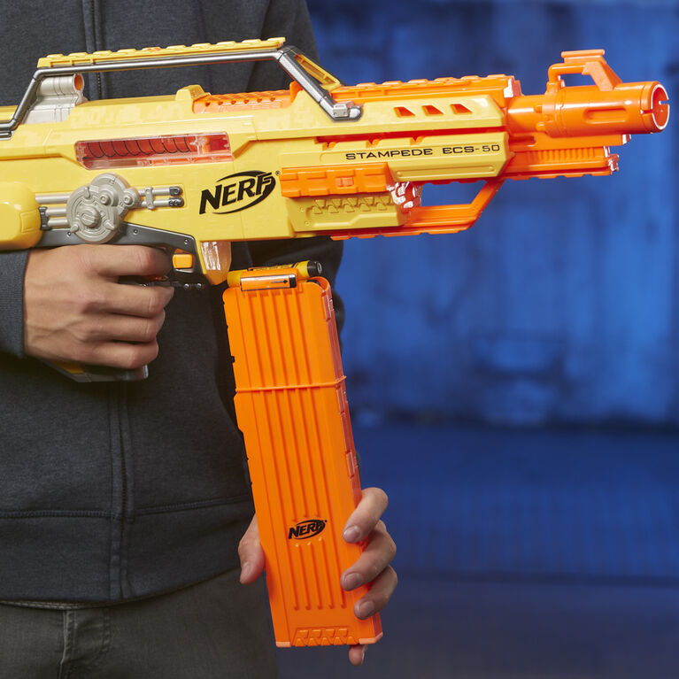 Blaster jouet motorisé Stampede ECS Nerf N-Strike - Notre exclusivité