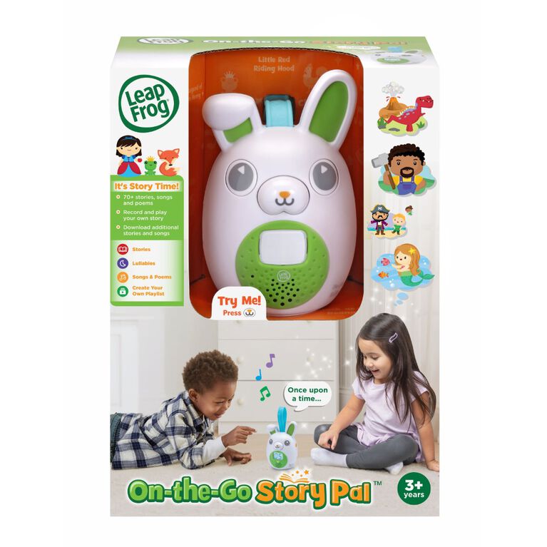 LeapFrog On the Go Story Pal Portable Storytelling Audio Player - English Edition, 70+ Stories, Poems, Songs and Lullabies