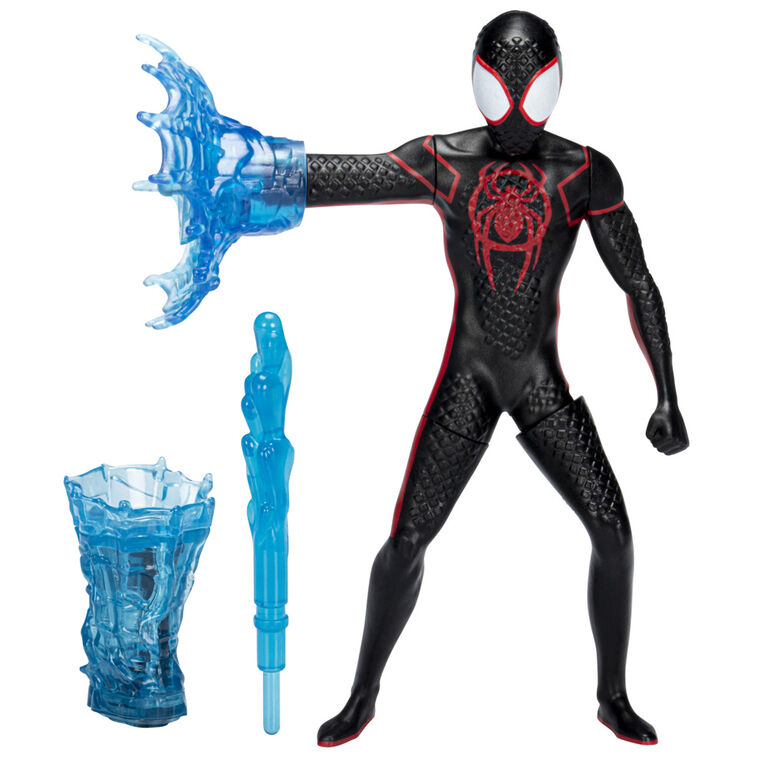 Marvel Spider-Man: Across the Spider-Verse Web Spinning Miles Morales Toy, 6-Inch-Scale Deluxe Action Figure
