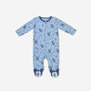 Disney Mickey Mouse Character Footed Sleeper  Blue  0M