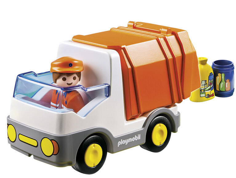 Playmobil - 1.2.3 Recycling Truck - English Edition