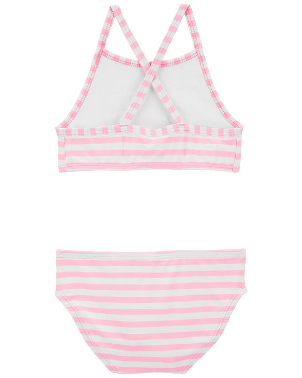 Ensemble 3 pi&egrave;ces maillot dermoprotecteur Carter&rsquo;s &agrave; imprim&eacute; tropical d&rsquo;iguane 4T